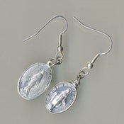 Image of virgin mary earings