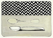 Image of Spoon with Wallpaper