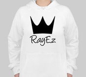 Image of White Classic Logo Hoodie