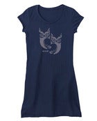 Image of Owl Shirt Dress