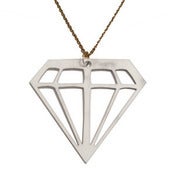 Image of Ltd. Edition Diamond Necklace/Earrings made from a recycled colour vinyl record.