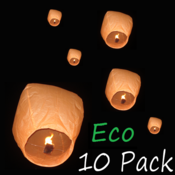 Image of 10 Eco Let Go Lanterns - Metal free design