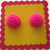 Image of Chrissy Earrings - Hot Pink