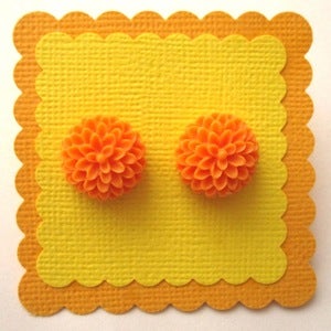 Image of Chrissy Earrings - Orange