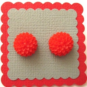Image of Chrissy Earrings - Red