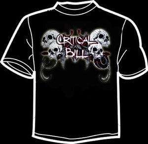 Image of Black Oriental Script & Skulls