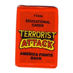Image of TERRORIST ATTACK "EDUCATIONAL" TRADING CARDS - 1986