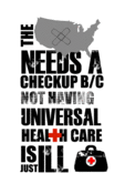 Image of U.S. HealthCare Just iLL Screenprint
