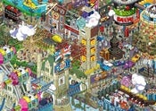 Image of eboy huge art print London