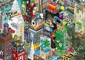 Image of eboy huge art print - New York
