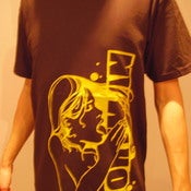 Image of T-shirt Brown/Mustard