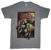 Image of *NEW* "The Great Plains" Bison Tee (Heather Grey)