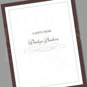 Image of Personalized Stationery Set :: Flourish
