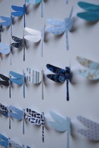Image of Dragonfly Blues - 60x60cm