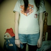 Image of Off-White Rubiks Cube Tee (Girly fit)