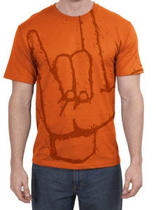 Image of HUGE ASL I Love You - Orange