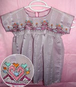 Image of your baby girl's silk dress