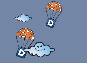 Image of Parachutte D - Denim Blue