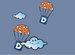 Image of Parachutte D - Denim Blue