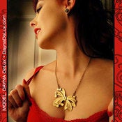 Image of Honey Bow Necklace