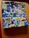 Image of Cool Blue Zoo Receiving Blanket