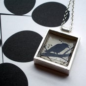 Image of West End Crow Pendant Necklace
