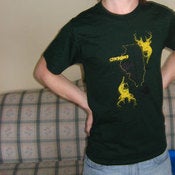 Image of Green Illinois Deer Tee