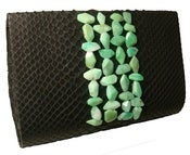 Image of Black Python with Chalcedony