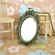 Image of 'mirror, mirror, on the wall' necklace