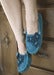 Image of Teal Tiger Lily Moccasin