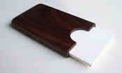 Image of Walnut business card holder