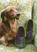 Image of Green & Purple Tiger Lily Moccasin