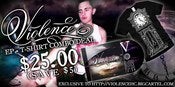 Image of Violence EP+Death Clock Tee