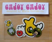 Image of sticker and badge pack