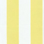 Image of FF Sunny Yellow and White Stripe Outdoor Fabric