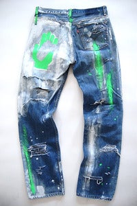 Image of Green Invader Jeans