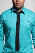 Image of Vintage Crochet Skinny Tie (Black)