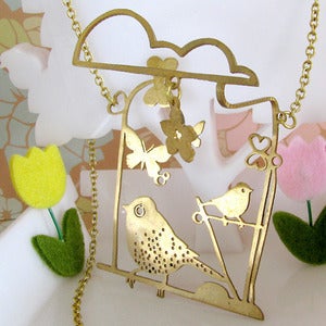 Image of little friends of the garden necklace