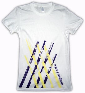 Image of A Grey Medium Band T-Shirt by American Apparel (Women's)