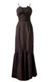 Image of 1970's John Charles Black Mermaid Dress