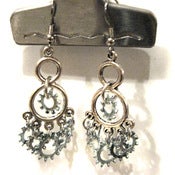 Image of Industrial Earrings - Sprocket