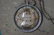 Image of Blessed art thou among women domed tag necklace ( on NPS ball chain)