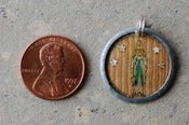 Image of Blessed is the fruit of thy womb Jesus spiritual token ( charm )