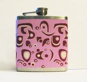 Image of Pink Jetsons - Stainless Steel Flask - 6 oz