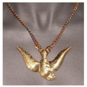 Image of Brass Bird Necklace
