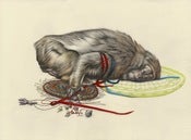 Image of Kirsty Whiten- Lace Monkey- Giclee Print- A2