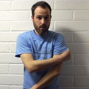 Image of 'xylo-thread' tee (Blue)