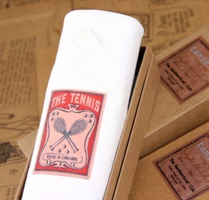 Image of Man's Handkerchief in a gift Box: Tennis