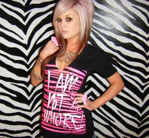 Image of I AM NOT A WHORE V-Neck Tee