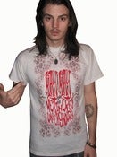 Image of Kay Kay and his Weathered Underground 'Paisley Psych' 50/50 Tee in Cream